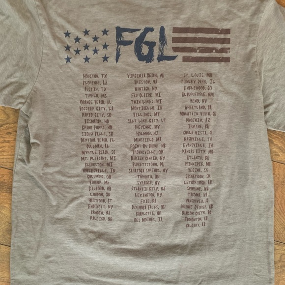 FGL Concert Tee-Florida Georgia Line - Picture 2 of 2